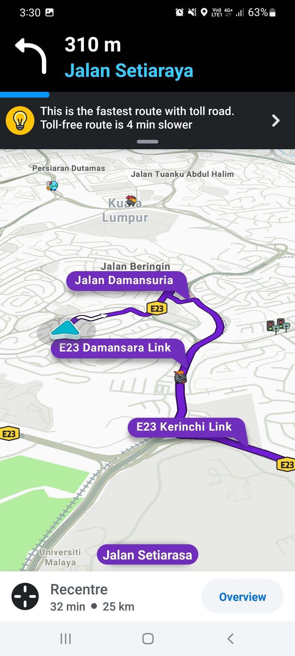 Waze navigation app Malaysia
