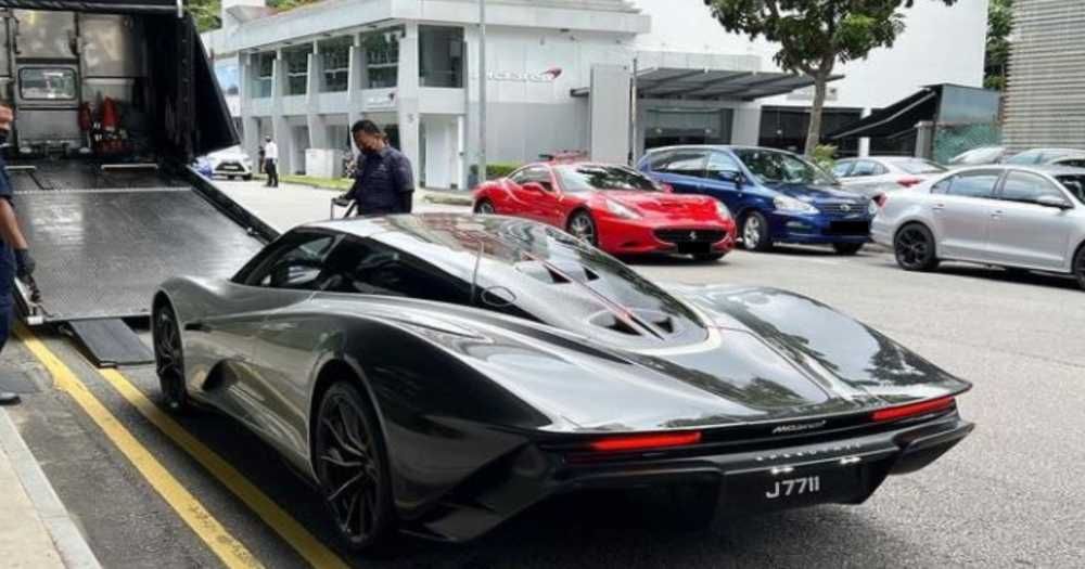 McLaren Speedtail J7711 Dikesan Di Singapura - Milik Tunku Temenggong ...