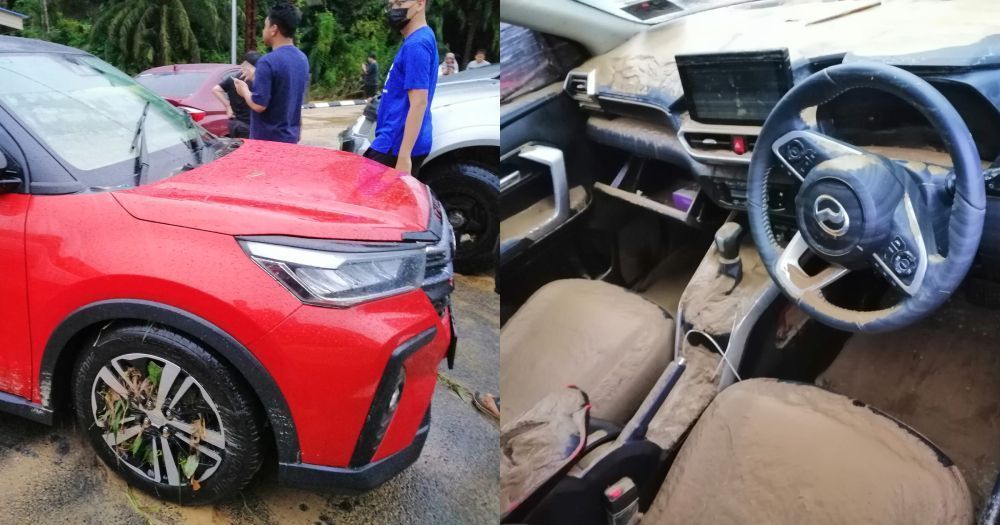 Perodua Ativa,banjir