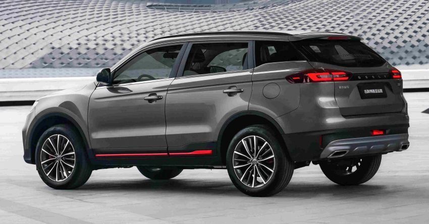 Geely Boyue Asian Games Edition rear view