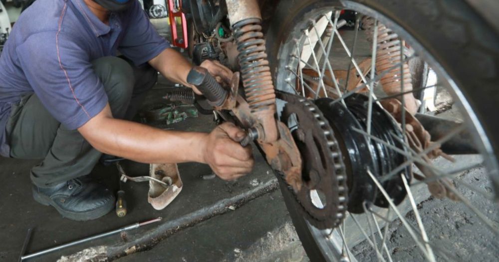 bengkel motosikal,ubah suai motosikal haram
