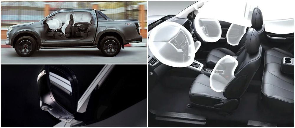 Nissan Navara PRO-4X, Mitsubishi Triton Athlete, Isuzu D-Max X Terrain safety features