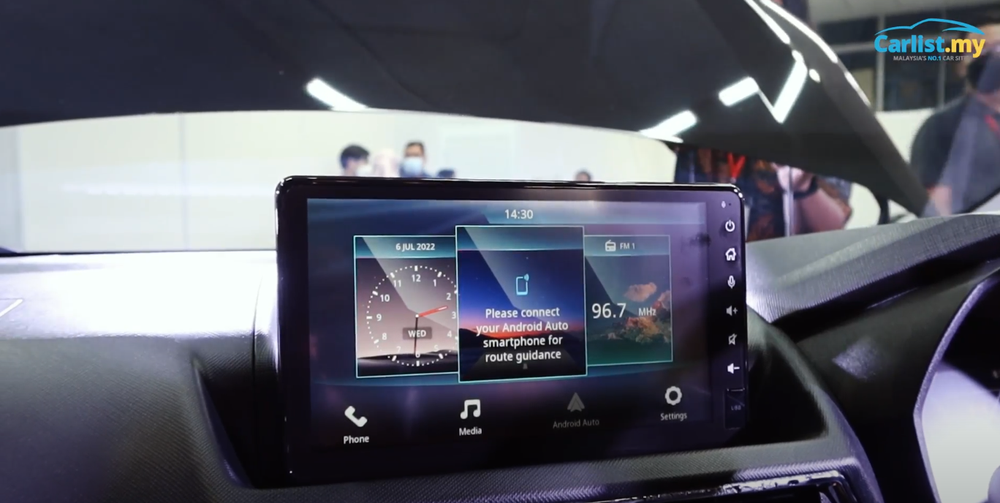 apple carplay,android auto,perodua alza 2022
