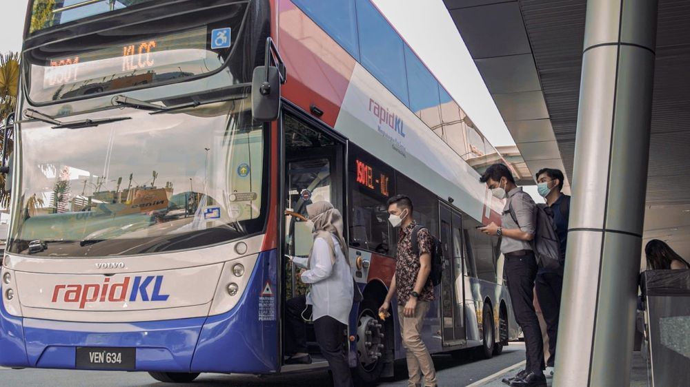 Ampang LRT line bus support