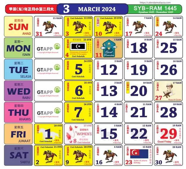 Calendar Cuti Umum & Cuti Sekolah Malaysia 2024/2025 3 Tips Check