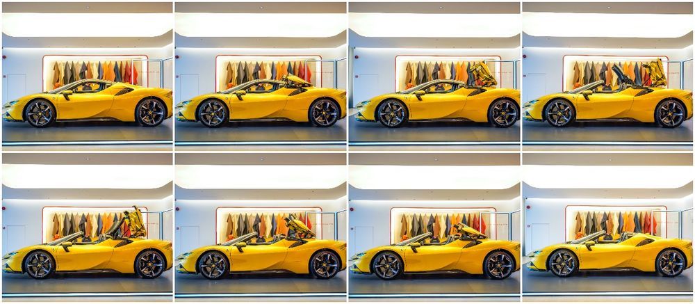 Ferrari SF90 Spider Malaysia roof opening