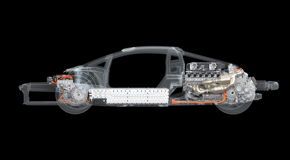 lamborghini lb744 2023 v12 hybrid supercar