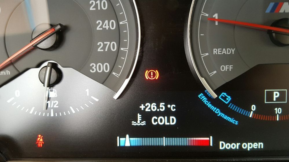 Car oil temperature