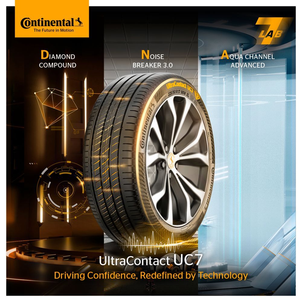 Continental UltraContact UC7 Tyres Launched in Malaysia - Auto News ...