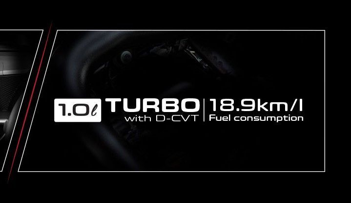 Enjin 1.0 liter Turbo, D-CVT, 3 silinder, Perodua Ativa 2021