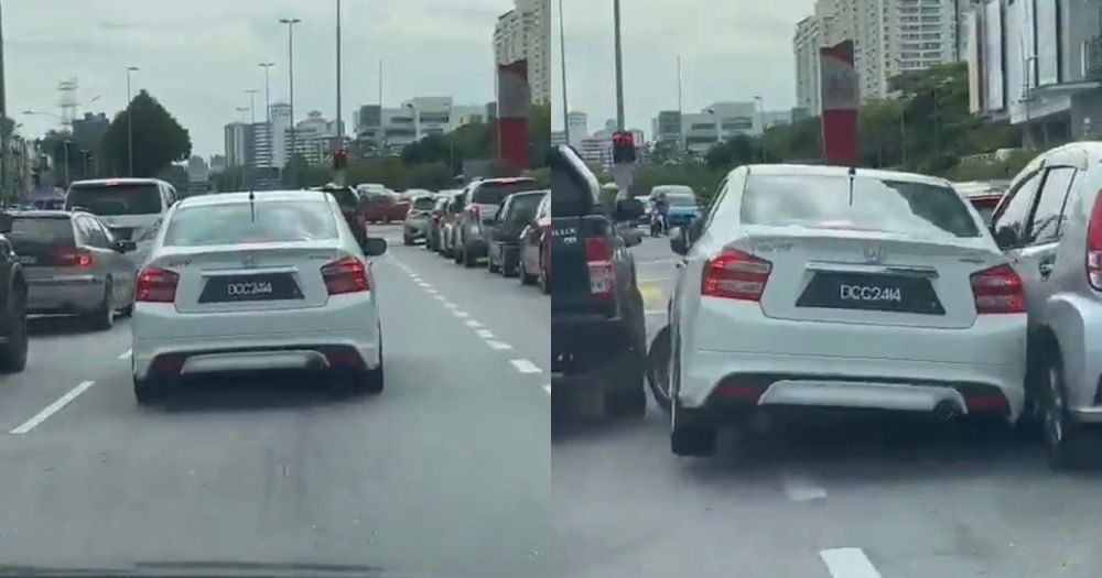 honda city,rempuh,dicuri,dilarikan