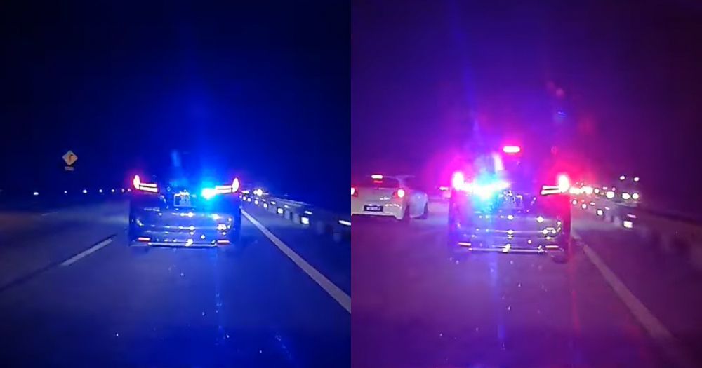Toyota vellfire,guna lampu strob,kenderaan persendirian