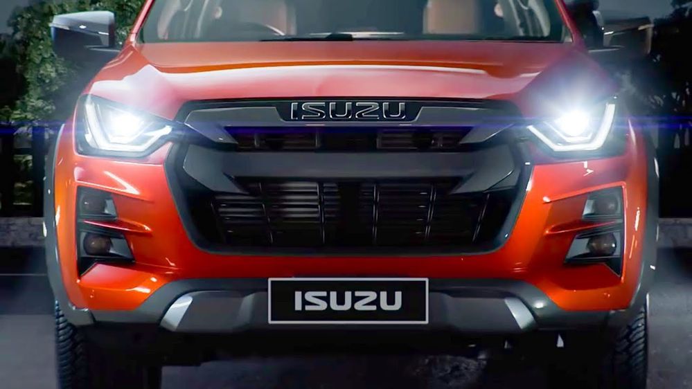 Isuzu D-Max, lampu utama LED, DRL, Lampu Kabus