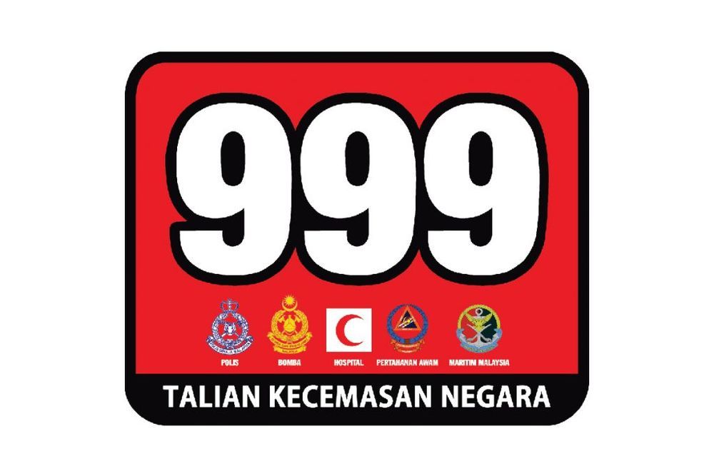 talian kecemasan,999,polis,pihak berkuasa,bomba,ambulans,jpam,maritim