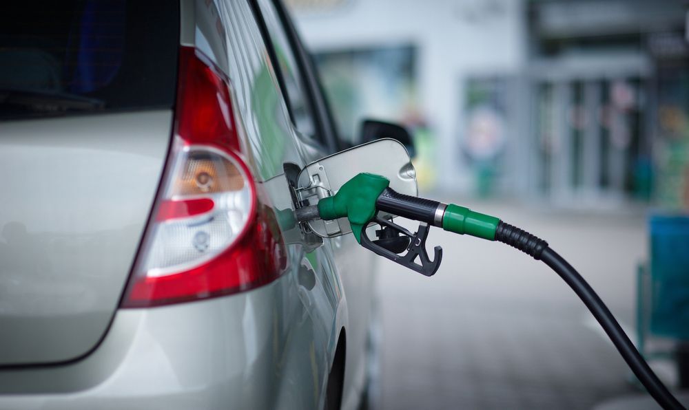 Premium Fuel - Gas Station - Stock Image
