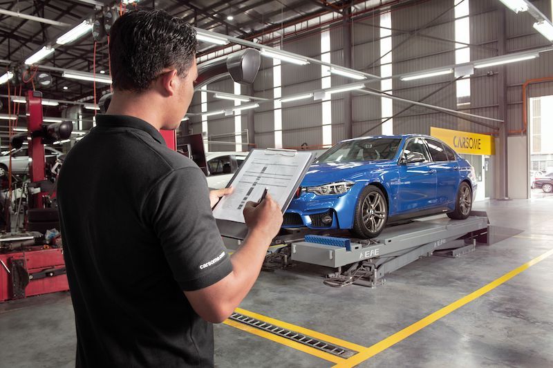 carsome certified lab refurbishment used car malaysia process