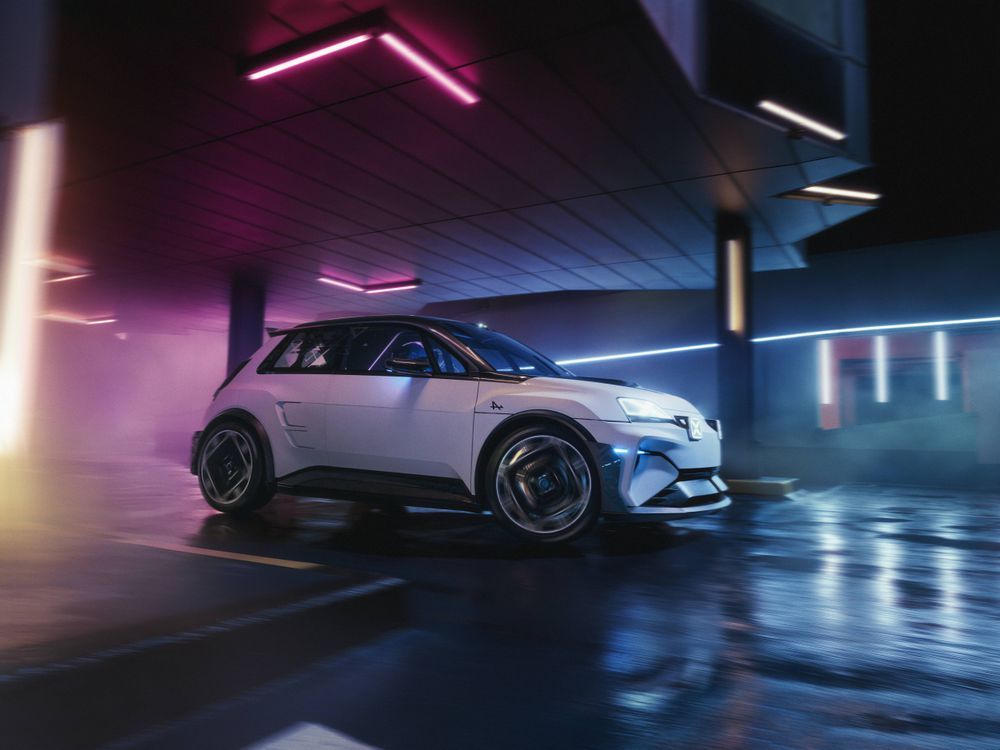 Alpine A290_β EV concept hot hatch