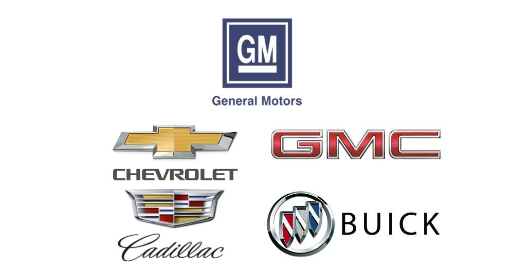 general motors,chevrolet,cadillac,GMC,Buick