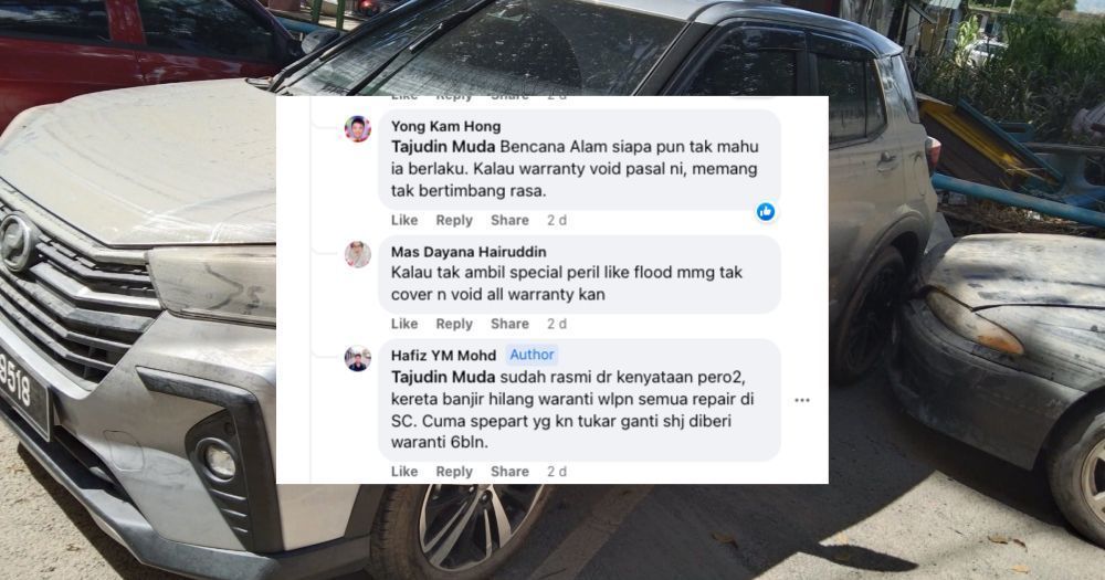 Perodua Ativa terbatal waranti,banjir