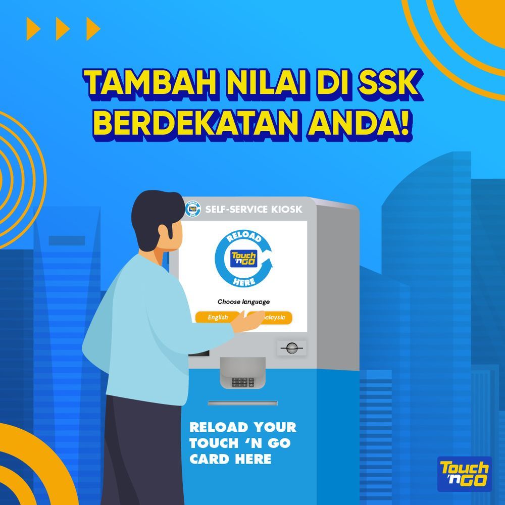 tambah nilai,kiosk,touch n go