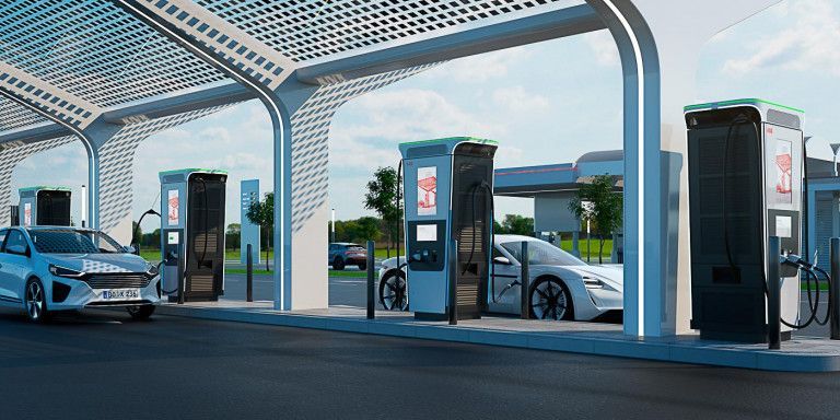 DC fast EV charger