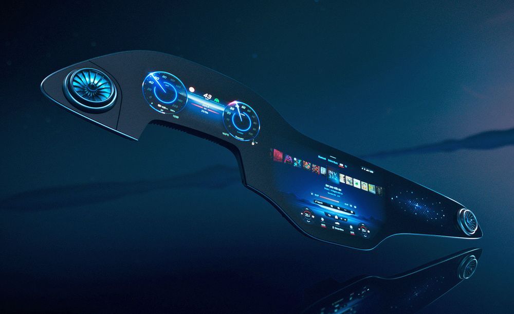 Mercedes-Benz EQS Hyperscreen