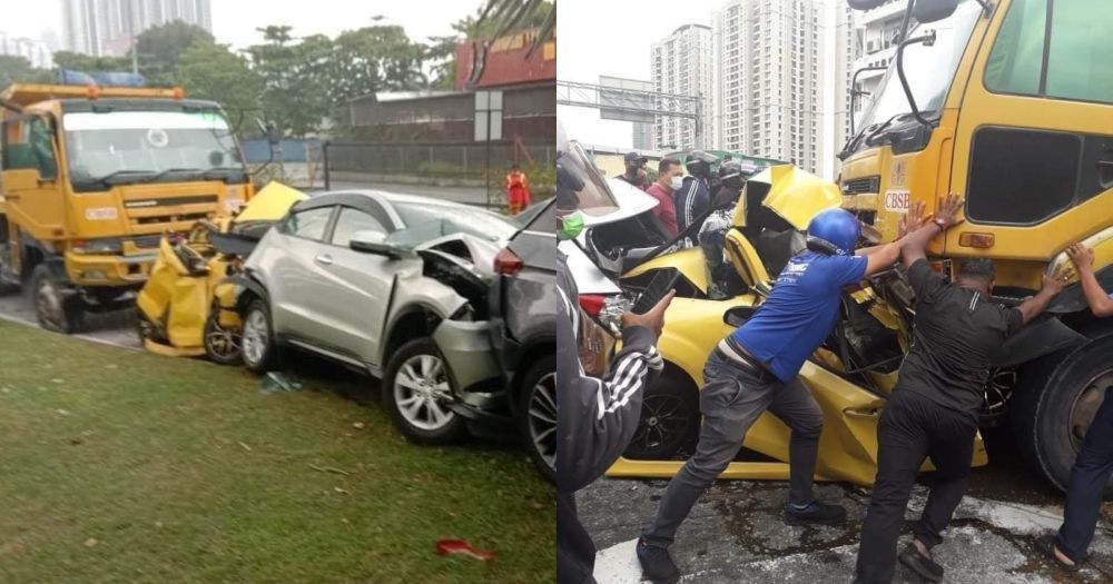 perodua myvi,crumple zone,kemik,pelanggaran.tin milo