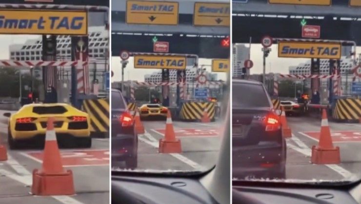 lamborghini aventador tak bayar tol