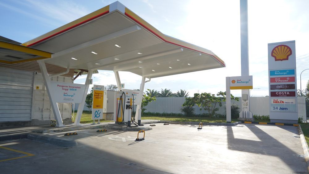 shell HPC charging station ev tangak johor