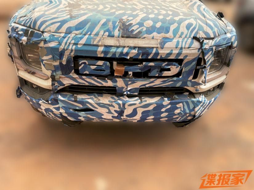2023 byd pickup truck ev phev spy shot