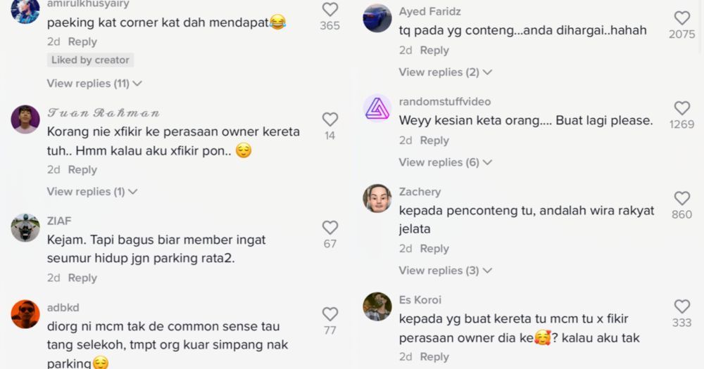 Tiktok,Perodua Myvi Diconteng,Bodoh,Parkir merata
