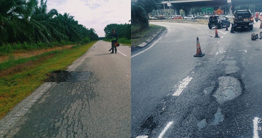 kerosakan jalan raya di selangor,infrasel