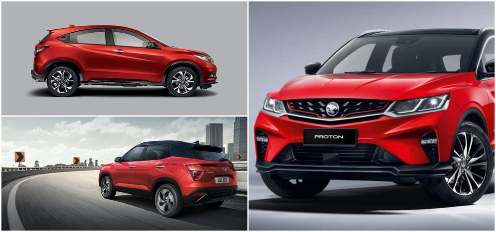 Hyundai Creta, Honda HR-V RS, Proton X50 Flagship