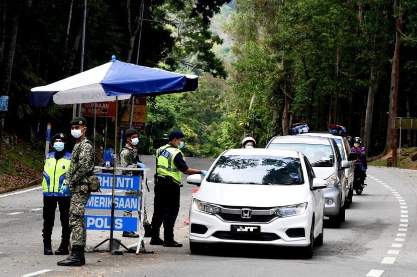 sekatan jalan raya,pkp 3.0,polis