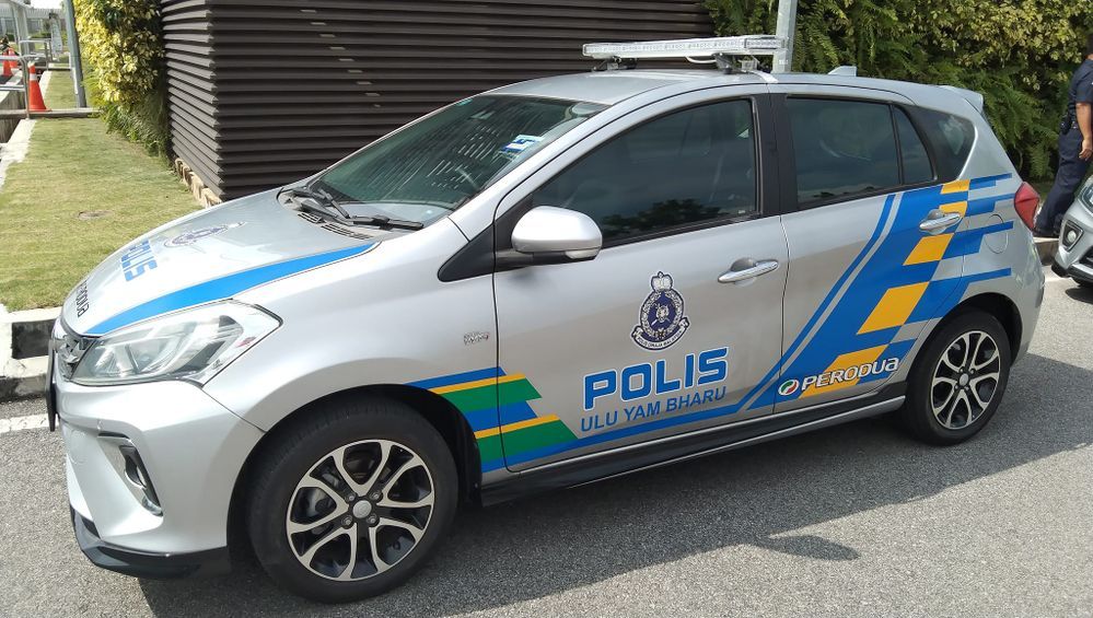 perodua,myvi,pdrm,polis,peronda