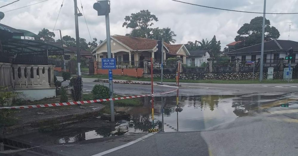 longkang tersumbat,majlis daerah