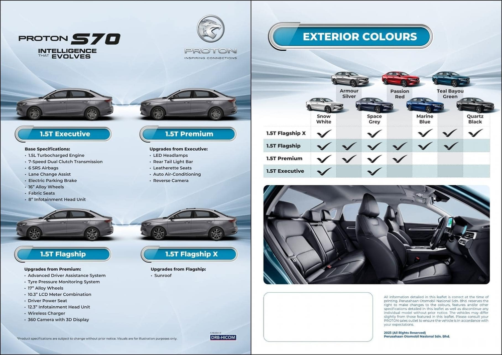 2024 Proton S70 Malaysia Price from RM73,800 with Specs: Executive ...