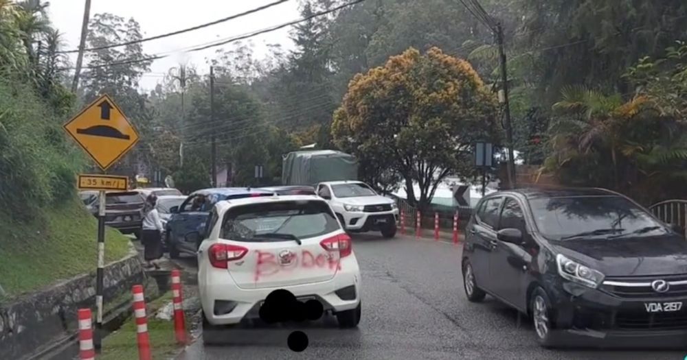 Perodua Myvi Diconteng,Bodoh,Parkir merata,Cameron Highlands