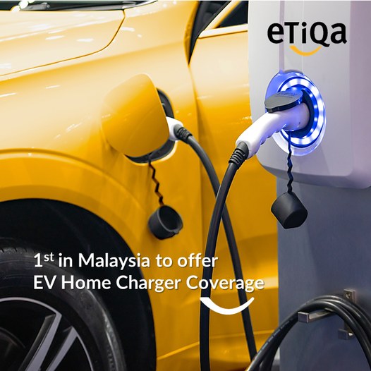 EV home chargers are now insured by Etiqa 1st in Malaysia Electric