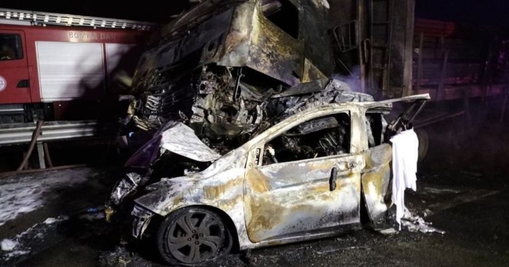 kemalangan,terowong menora,honda city,treler