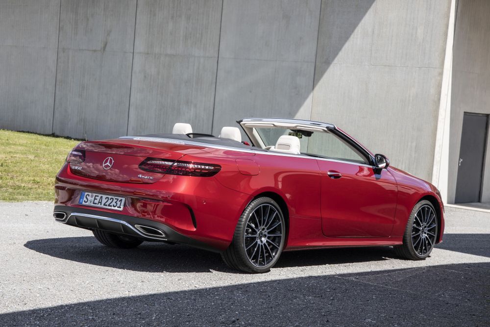 2020 mercedes-benz e-class cabriolet rear