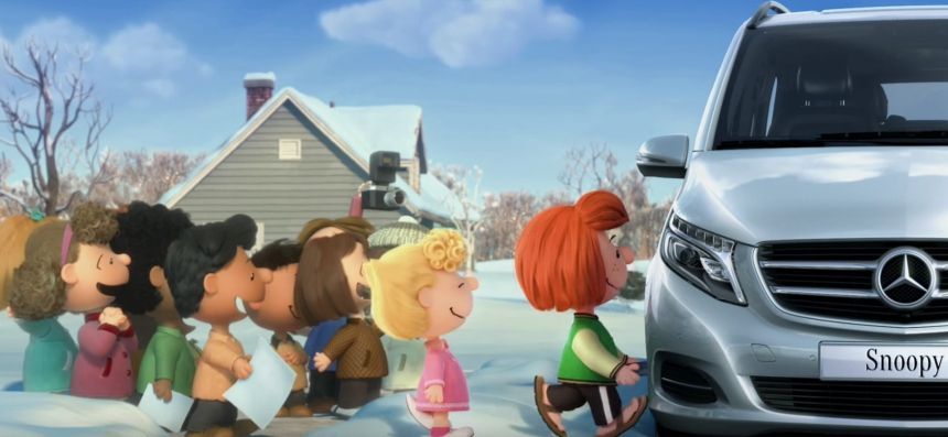 Mercedes Benz S V Class Joins Charlie Brown And Snoopy S New Peanuts Movie Auto News Carlist My