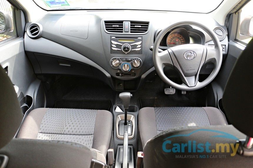 perodua axia advance interior