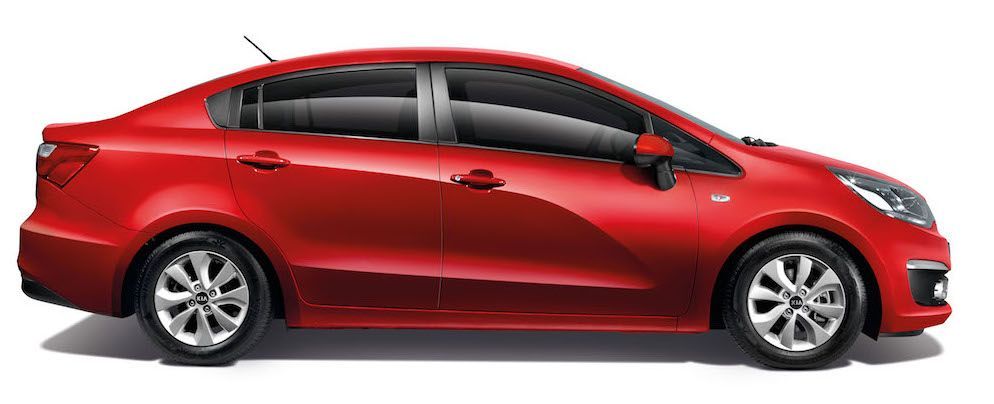 Kia Rio Sedan side view