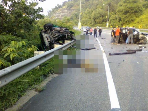 Modified Perodua Kelisa Splits To Two In Fatal Crash 