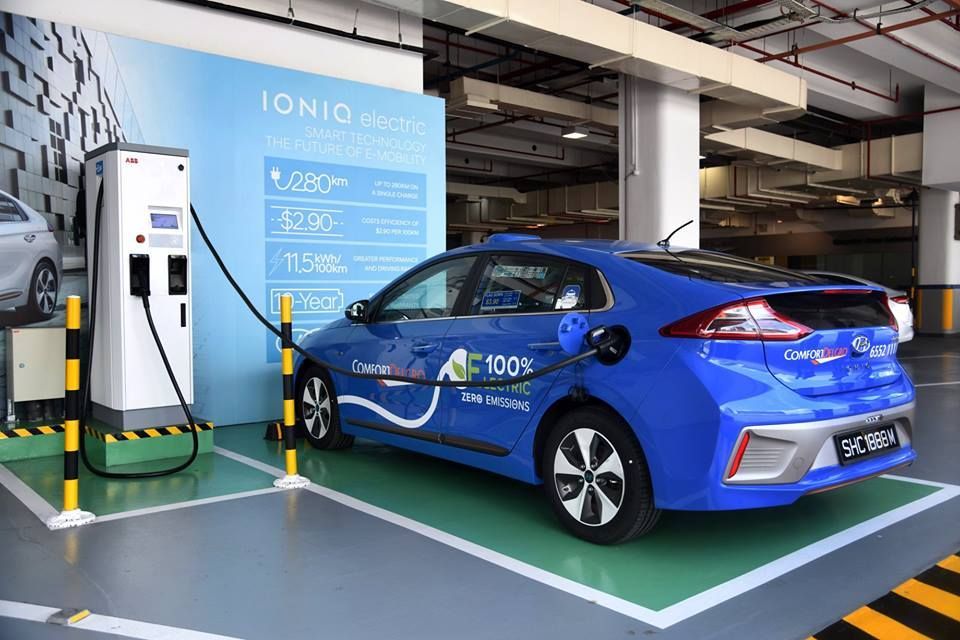 Hyundai Ioniq Electric Debuts As Singapore’s First Fast Charging EV