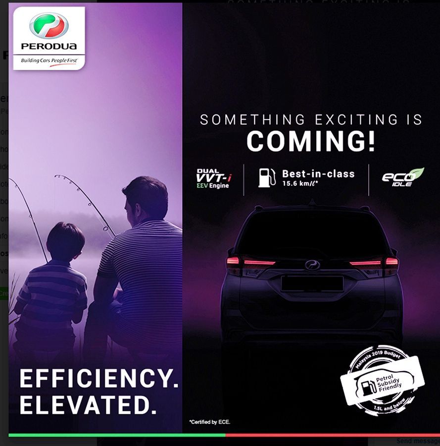 Perodua New SUV – Teases Design Of The Rear, Claim 15.6 km 