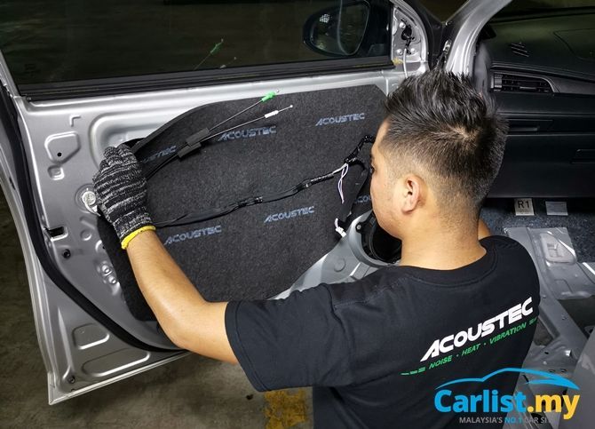 Sound insulation store for cars