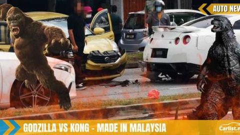 Godzilla vs Kong – Myvi Hentam Nissan GT-R R35, Siapa Jaguh?