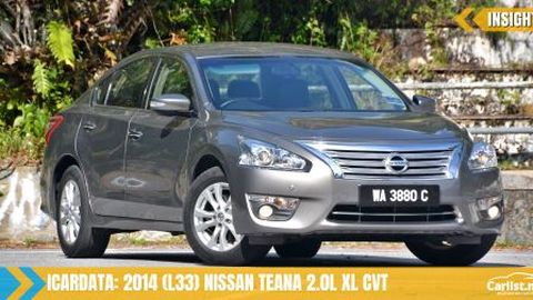 iCarData: The Best Time To Buy/Sell A (L33) Nissan Teana 2.0L XL